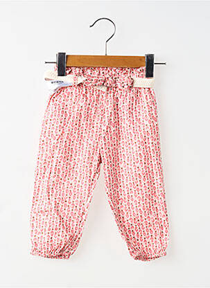 Pantalon droit resserrée sur le bas taille élastique rose MAYORAL fille