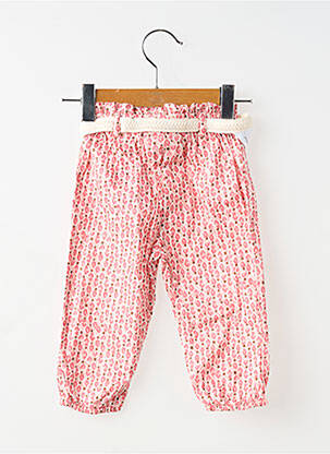 Pantalon droit resserrée sur le bas taille élastique rose MAYORAL fille