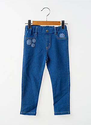 Jegging stretch taille ajustable bleu MAYORAL fille