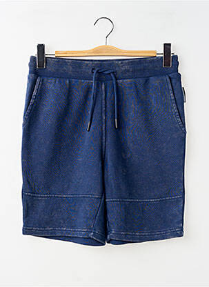 Bermuda taille élastique taille élastique bleu LE TEMPS DES CERISES garcon