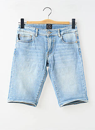 Bermuda tissage denim taille ajustable bleu LE TEMPS DES CERISES garcon