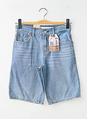 Bermuda tissage denim taille ajustable bleu LEVIS garcon