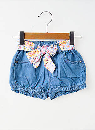 Short tissage denim bleu MAYORAL fille