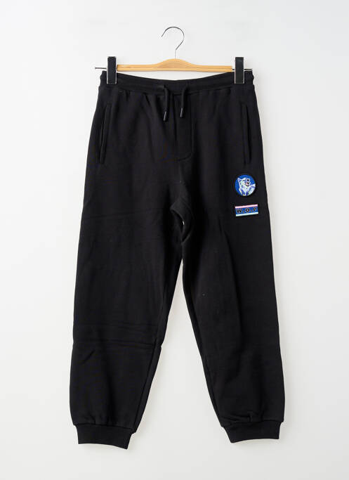 Jogging stretch taille élastique noir W.O.P (WORLD OF POP) garcon