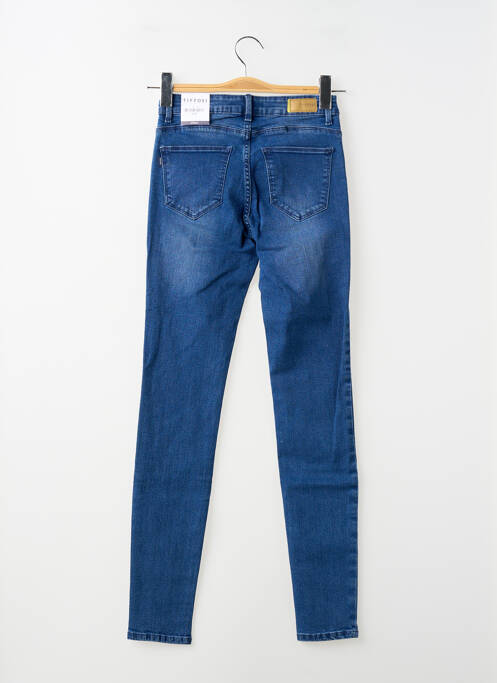 Jeans coupe slim stretch taille ajustable bleu TIFFOSI fille