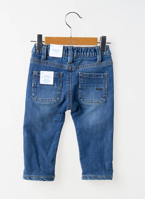 Jeans coupe slim stretch taille ajustable bleu MAYORAL garcon