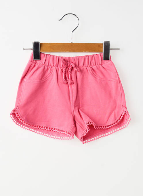Short stretch taille élastique rose MAYORAL fille