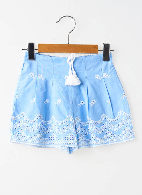 Short taille normale taille élastique bleu MAYORAL fille