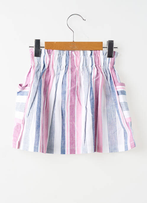 Jupe courte coupe droite rose MAYORAL fille