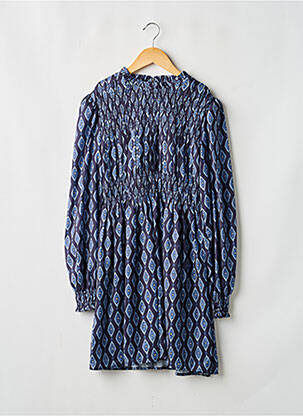 Robe mi-longue col rond manches longues gris MAYORAL fille