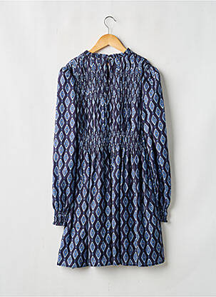 Robe mi-longue col rond manches longues gris MAYORAL fille