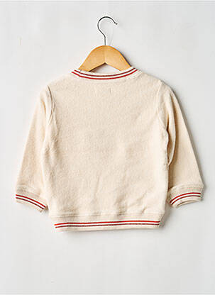 Sweat-shirt manches longues manches longues beige NOPPIES fille