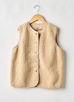 Veste casual col rond marron NOPPIES fille