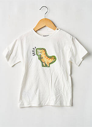 T-shirt stretch manches courtes blanc MAYORAL garçon