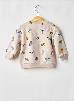Sweat-shirt stretch manches longues beige MAYORAL garçon