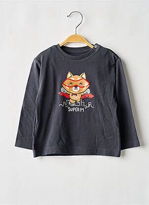 T-shirt manches longues manches longues gris MAYORAL garçon