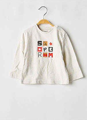 T-shirt manches longues manches longues beige MAYORAL garçon