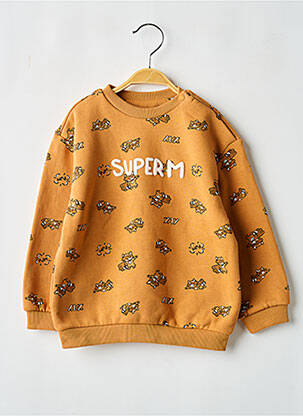 Sweat-shirt imprimé fantaisie manches longues marron MAYORAL garcon