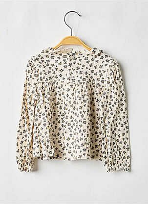 Blouse manches longues manches longues beige MAYORAL fille