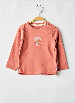 T-shirt stretch manches longues rose NOPPIES fille