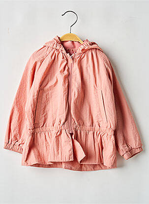 Coupe-vent col rond a capuche rose MAYORAL fille