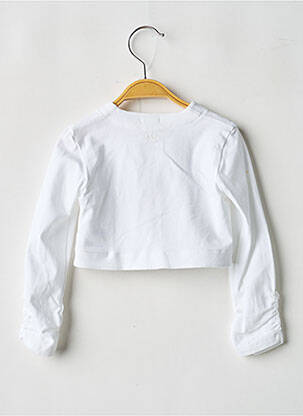Boléro stretch blanc GYMP fille
