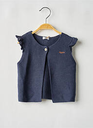 Gilet manches courtes stretch bleu NOPPIES fille