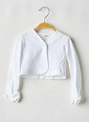 Boléro blanc GYMP fille