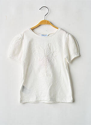 Top blanc MAYORAL fille