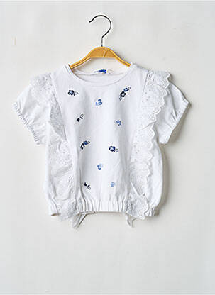 Top blanc MAYORAL fille