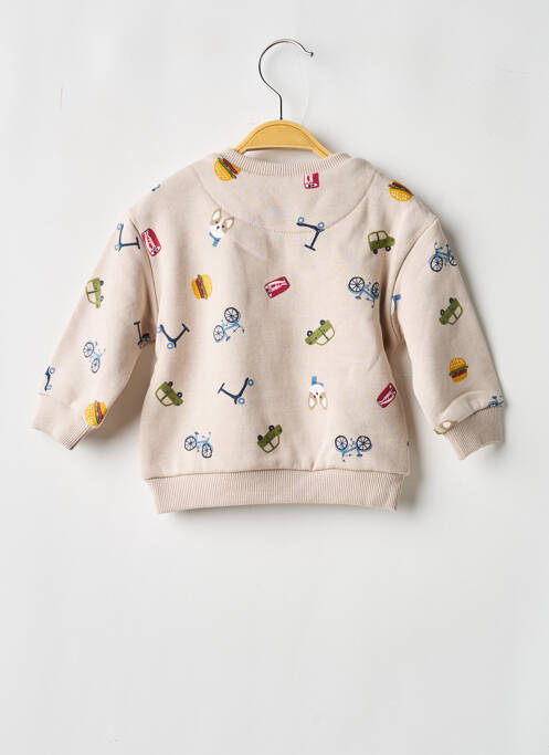 Sweat-shirt imprimé fantaisie manches longues beige MAYORAL garcon