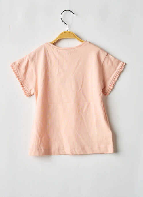 Top coupe cintrée manches courtes rose MAYORAL fille