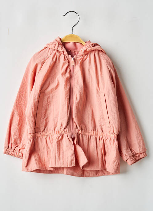 Coupe-vent col rond a capuche rose MAYORAL fille