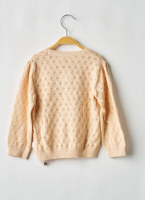 Gilet manches longues beige NOPPIES fille