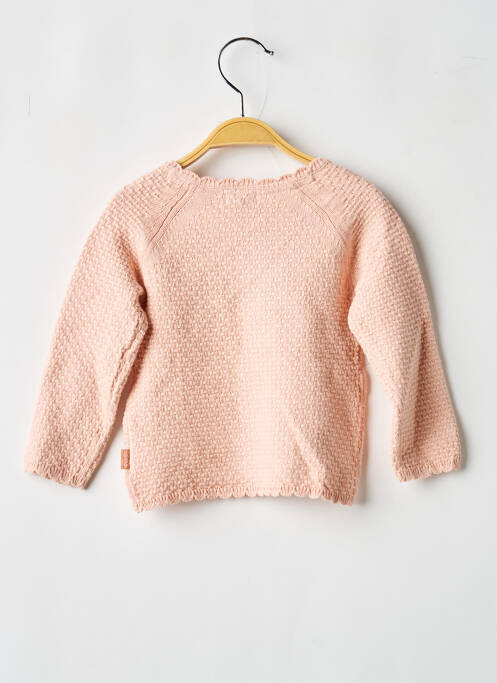 Pull coupe droite manches longues rose NOPPIES fille