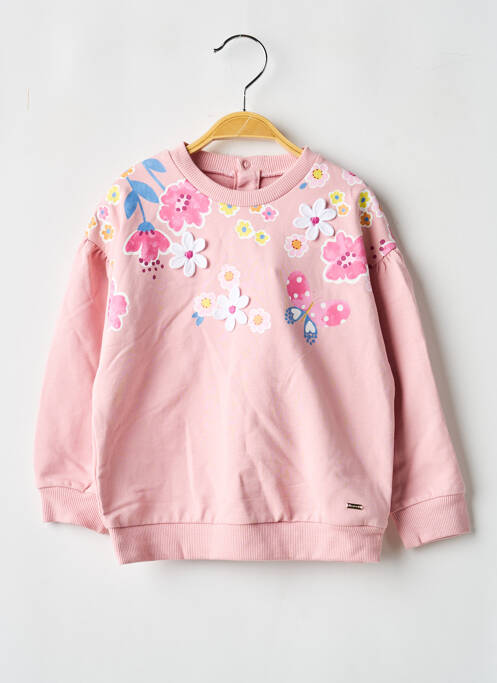 Sweat-shirt rose MAYORAL fille