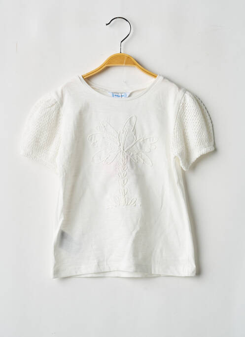 Top blanc MAYORAL fille