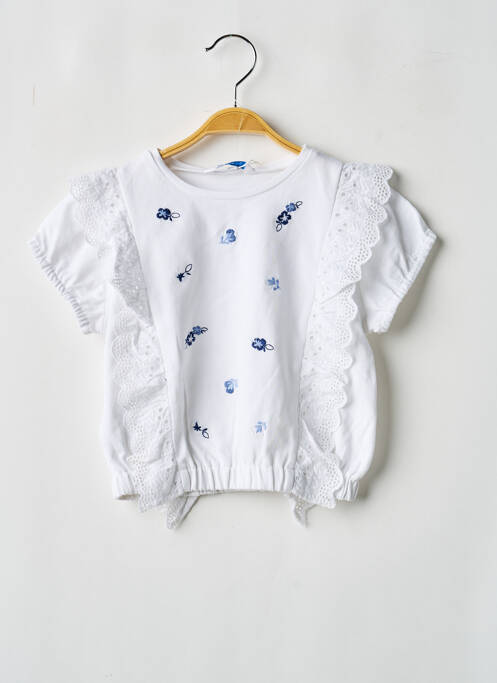 Top blanc MAYORAL fille