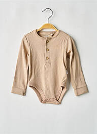 Body lingerie stretch marron NOPPIES enfant