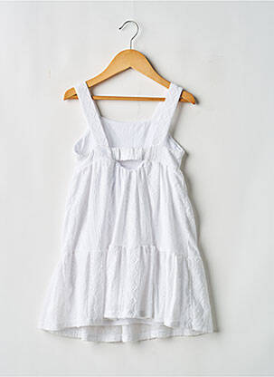 Robe mi-longue sans manche sans manche blanc MAYORAL fille