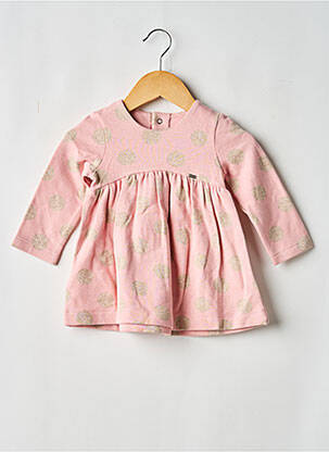 Robe courte manches longues manches longues rose MAYORAL fille
