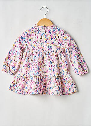 Robe courte manches longues manches longues rose MAYORAL fille