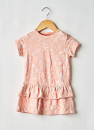 Robe courte imprimé fantaisie manches courtes rose NOPPIES fille
