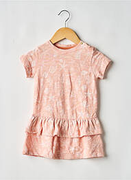 Robe courte imprimé fantaisie manches courtes rose NOPPIES fille