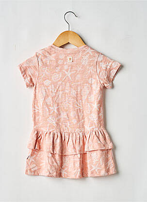 Robe courte imprimé fantaisie manches courtes rose NOPPIES fille