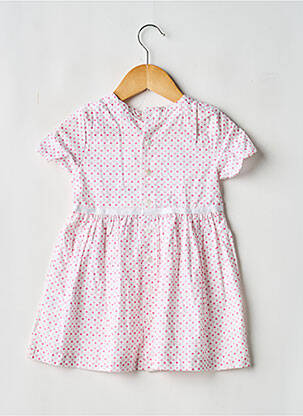 Robe courte manches courtes manches courtes rose GYMP fille