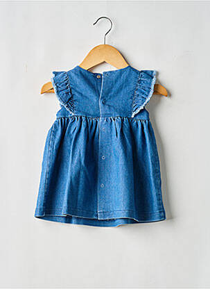 Robe courte sans manche sans manche bleu MAYORAL fille