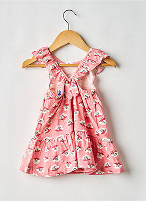 Robe courte imprimé fantaisie sans manche rose MAYORAL fille