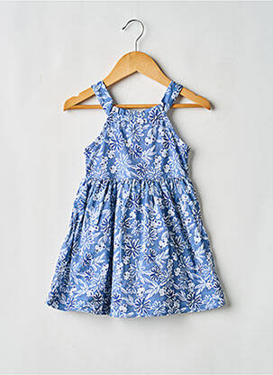 Robe mi-longue bleu MAYORAL fille