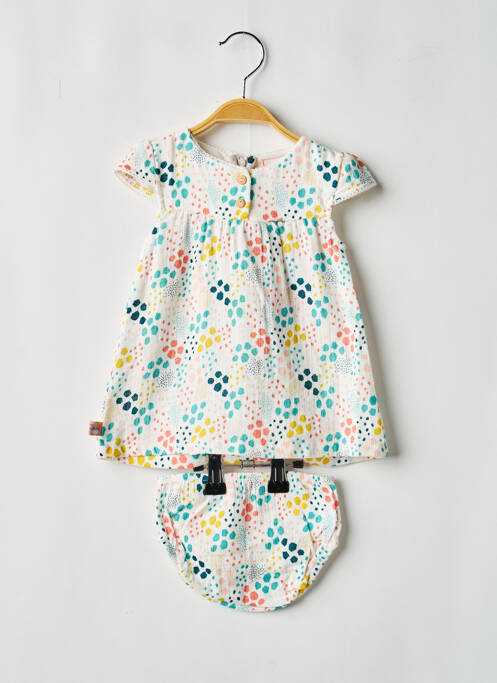 Ensemble short imprimé fantaisie blanc BOBOLI fille